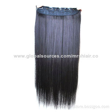 26-inch Straight Peruvian Clip-in-hair Extensions